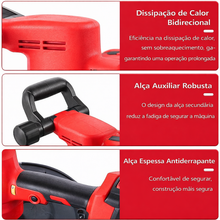 Carregar imagem no visualizador da galeria, Desempenadeira Elétrica Profissional + 4 Discos de Brinde!