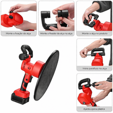 Carregar imagem no visualizador da galeria, Desempenadeira Elétrica Profissional + 4 Discos de Brinde!