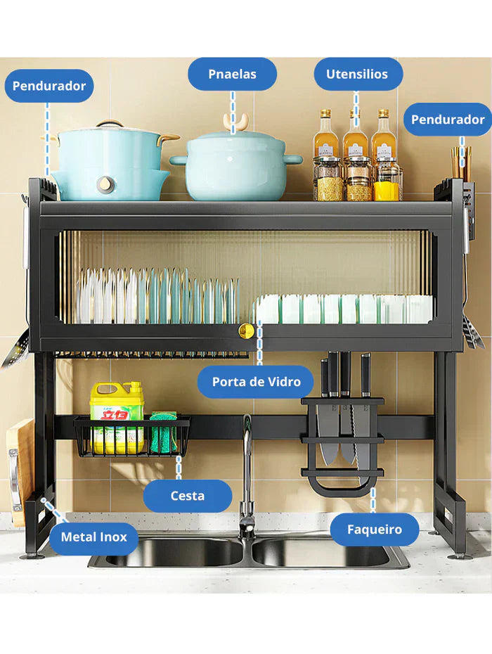 COMPRE 1  LEVE 2 - Escorredor Pro Five | QUEIMA ESTOQUE